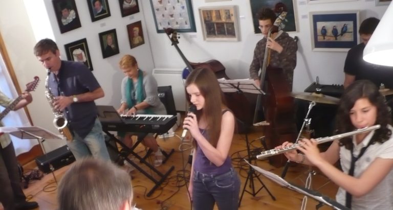 Actuación de 7HandsJazzAcademy