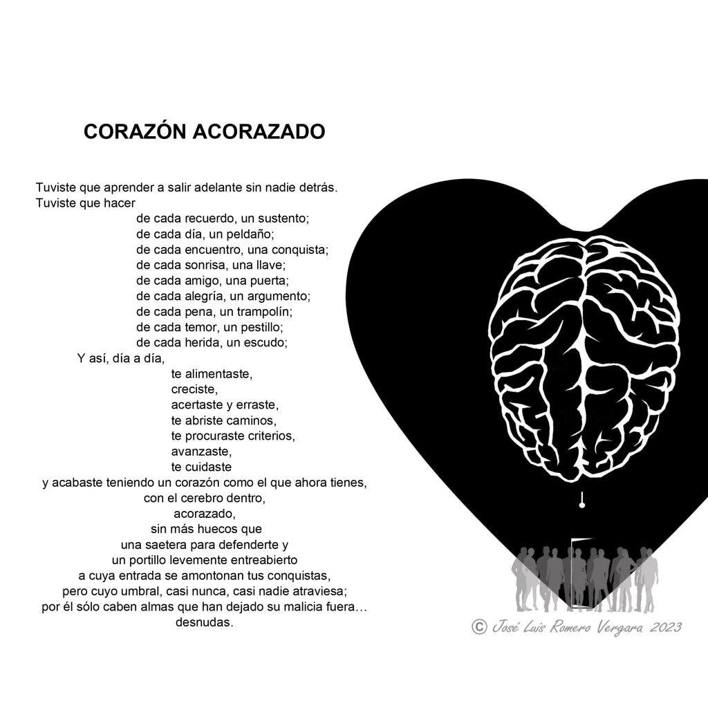 corazón acorazado 30x30